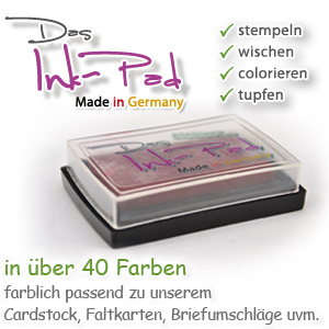 Das Ink-Pad in über 40 Farben